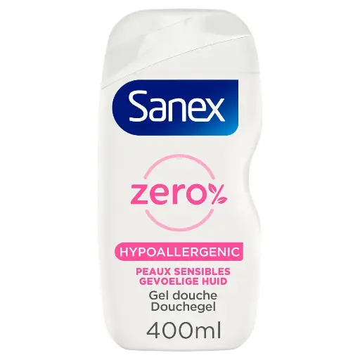 Sanex Zero% Hypoallergenic Peaux Sensibles Crème Douche 400 Ml