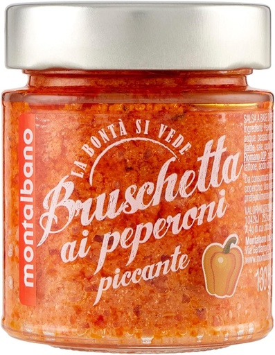 Montalbano Bruschetta aux Piments 130 Gr