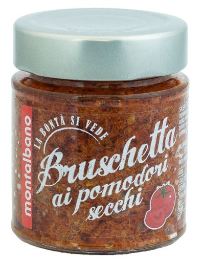 Montalbano Bruschetta aux Tomates Séchées 130 Gr