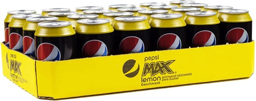 Pepsi Max Lemon -IMPORT- Canette 24x33 Cl