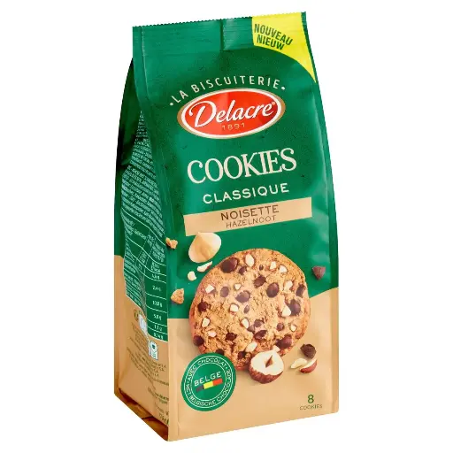 Delacre Cookies Classique Noisette 136 Gr