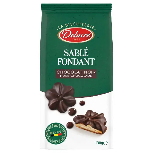 Delacre Sablé Fondant Chocolat Noir 130 Gr