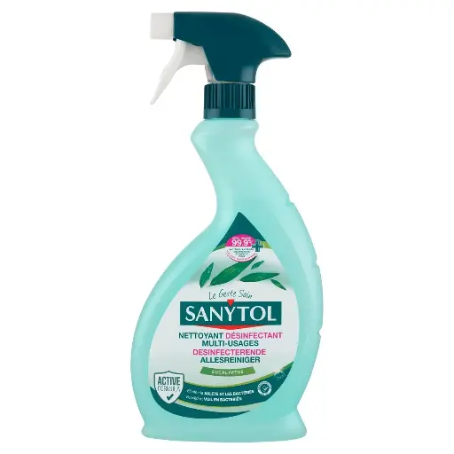 Sanytol Spray Nettoyant Désinfectant Eucalyptus 500 Ml