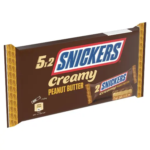 Snickers Creamy Peanut Butter Barres Chocolatées 5x36 Gr