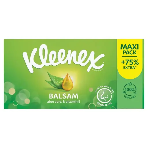 Kleenex Balsam Maxi Box Mouchoirs 112 Pièces