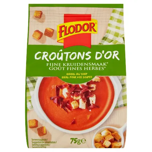 Flodor Croûtons d'Or Fines Herbes 75 Gr