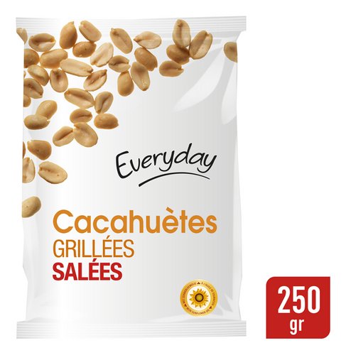 Everyday Cacahuètes Grillées & Salées 250 Gr