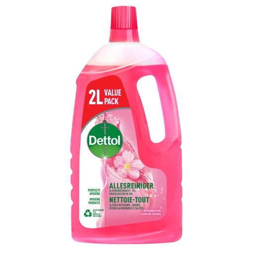 Dettol Fleurs de Cerisier Nettoie-Tout 2 L