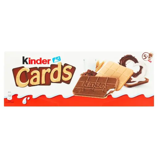 Kinder Cards Biscuits 10 Pièces 128 Gr