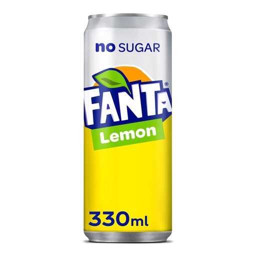 Fanta Lemon Zero Canette 33 Cl