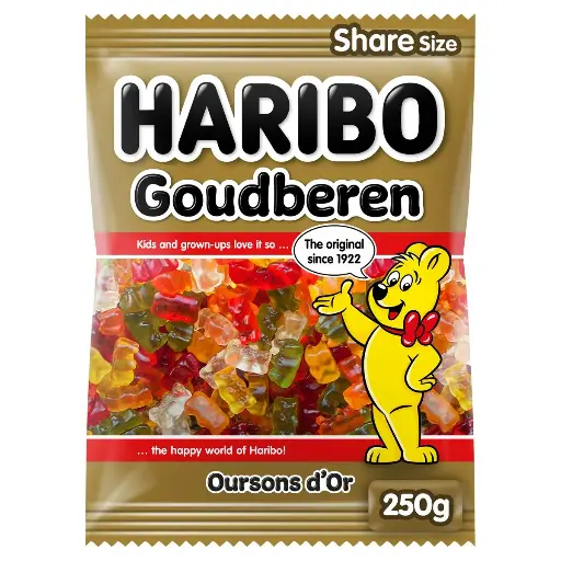 Haribo Oursons d'Or 250 Gr