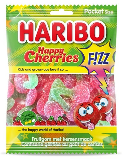 Haribo Happy Cherries Fizz 70 Gr